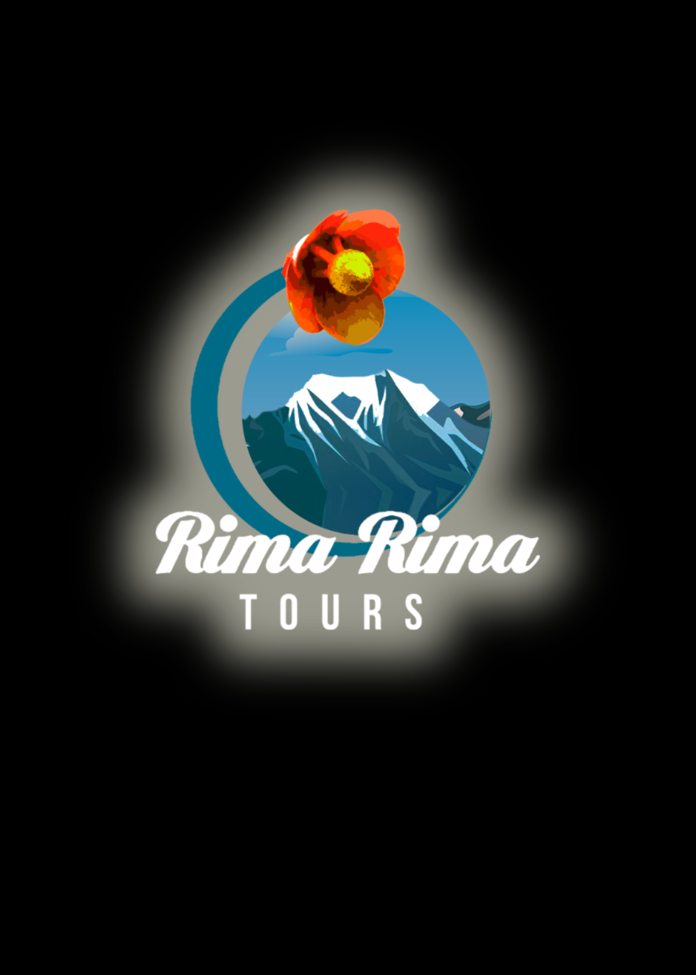 logo rima rima tours fondo negro